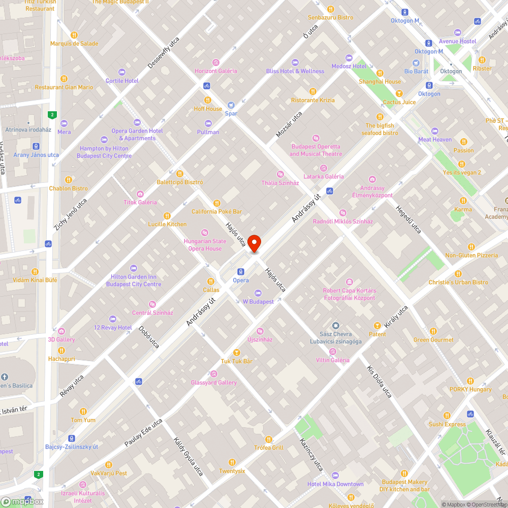 Szemét az Opera sarkán bejelentés helye