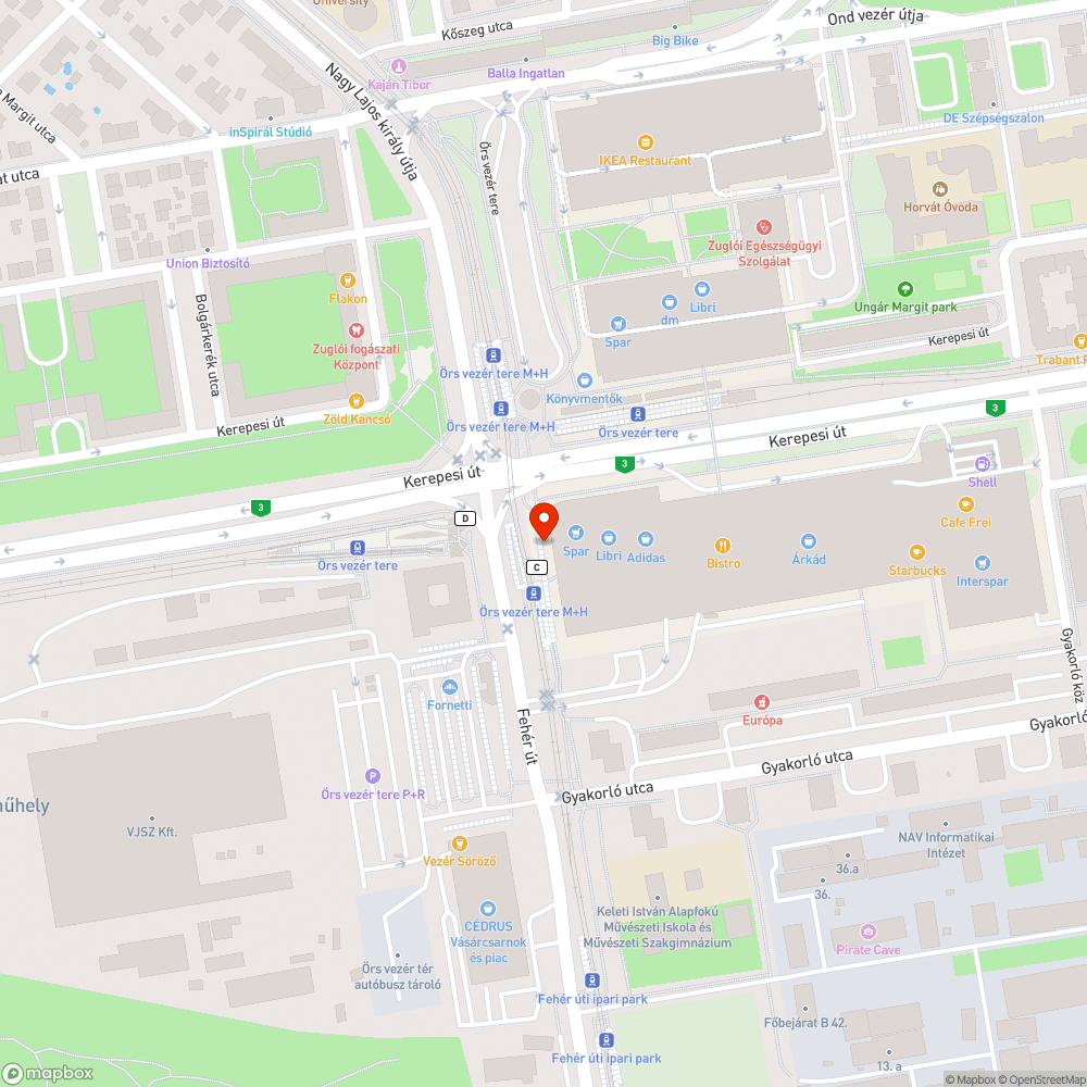 Állandó szemét bejelentés helye