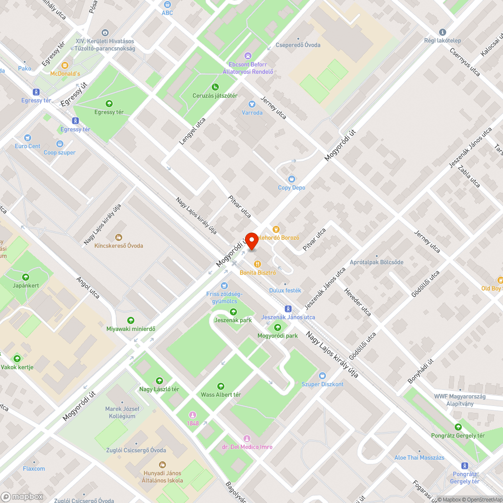 Elsápadt bejelentés helye