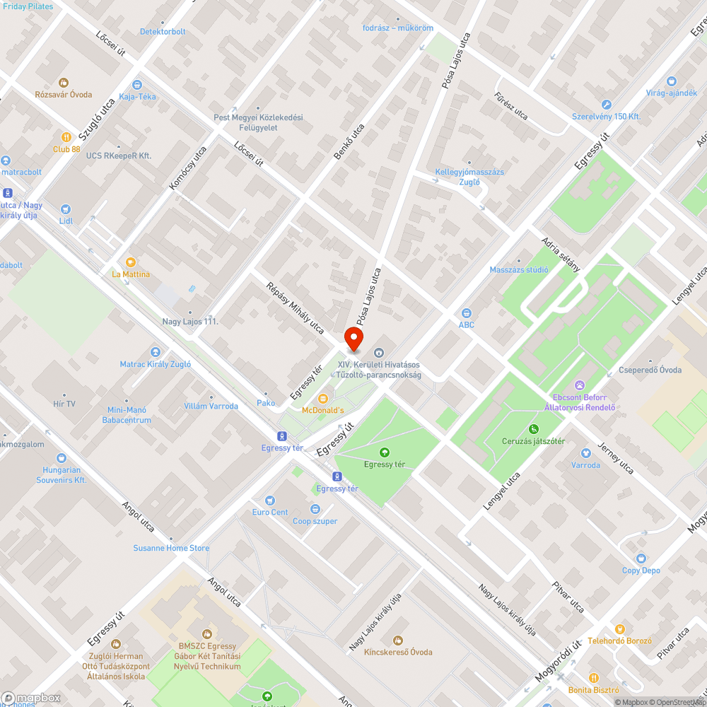 Törött fedél bejelentés helye