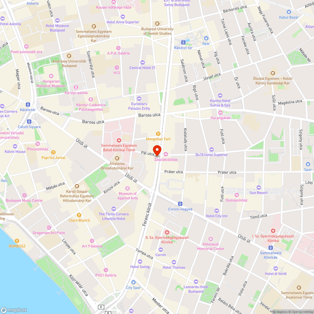 Hiányzó pollerek bejelentés helye