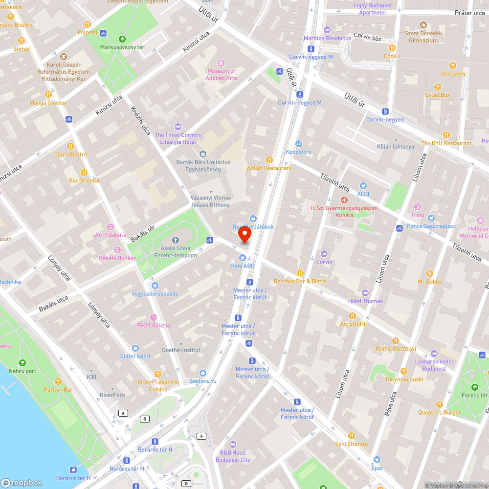 Rozsdás, matricás postaláda bejelentés helye