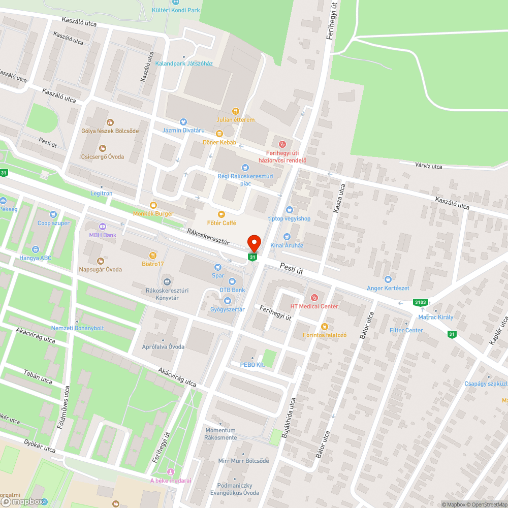 Ócska fedél bejelentés helye