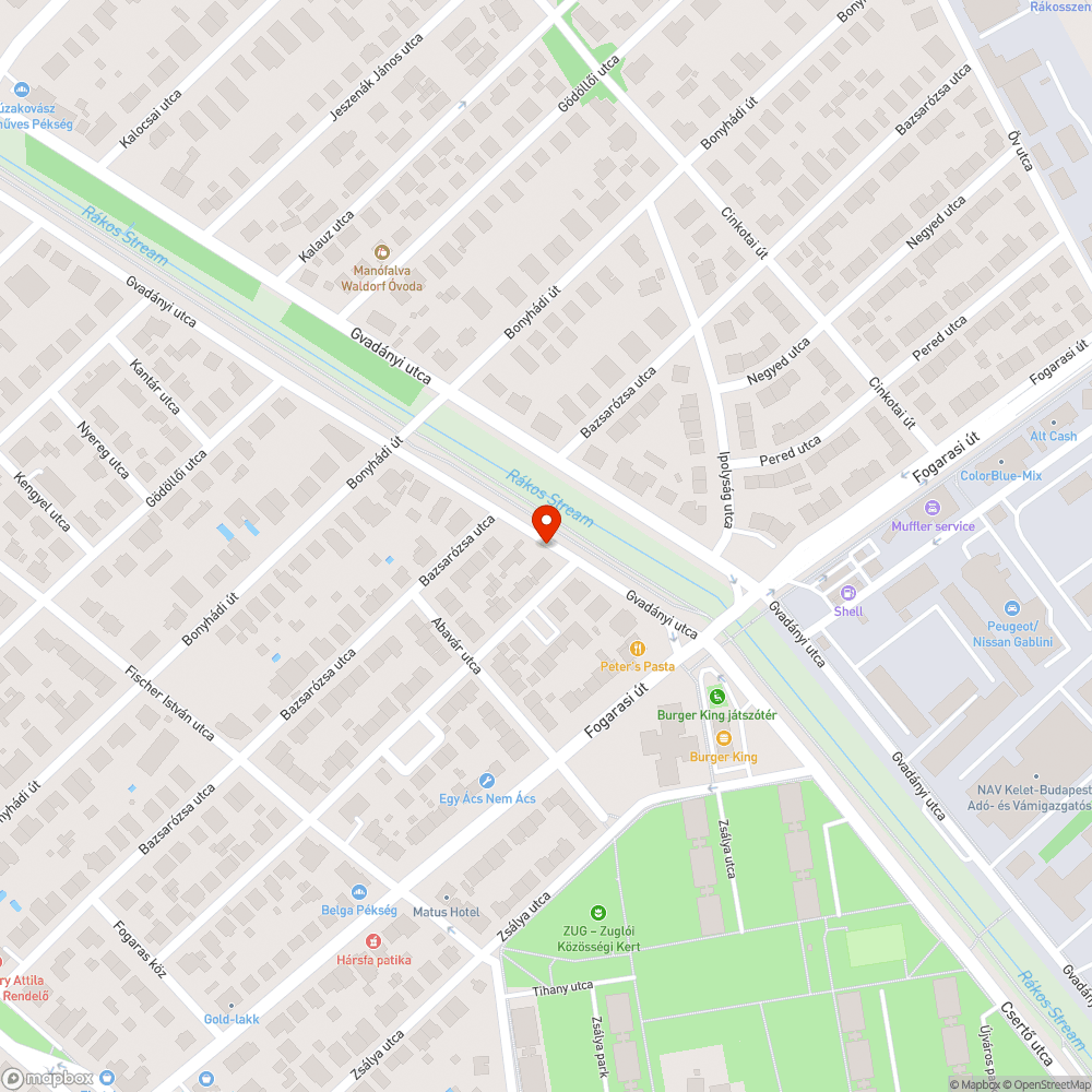 Kátyúk a Gvadányin - ismét bejelentés helye