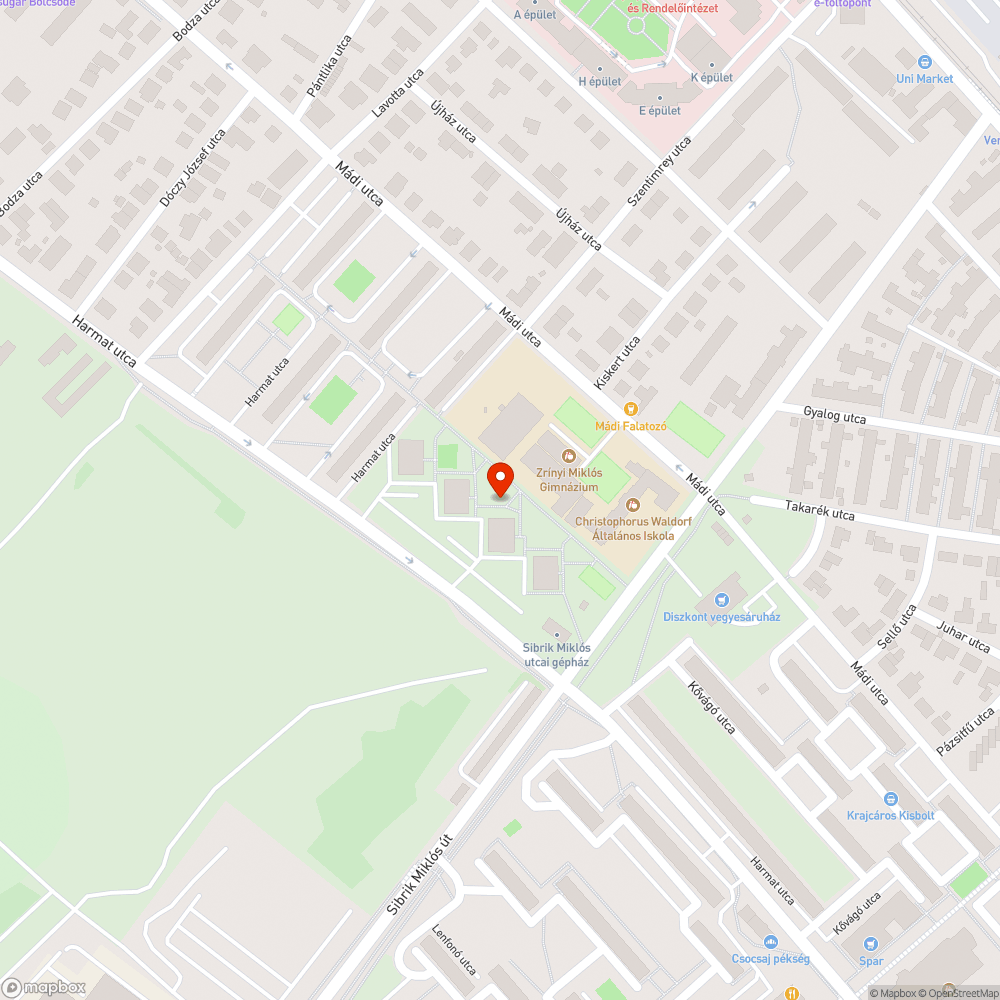 Széttört szemetes bejelentés helye