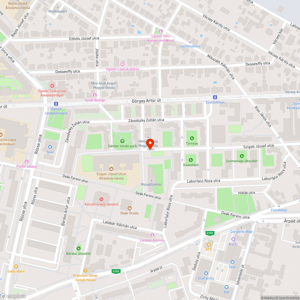 Zöldterületek szándékos tönkretétele bejelentés helye