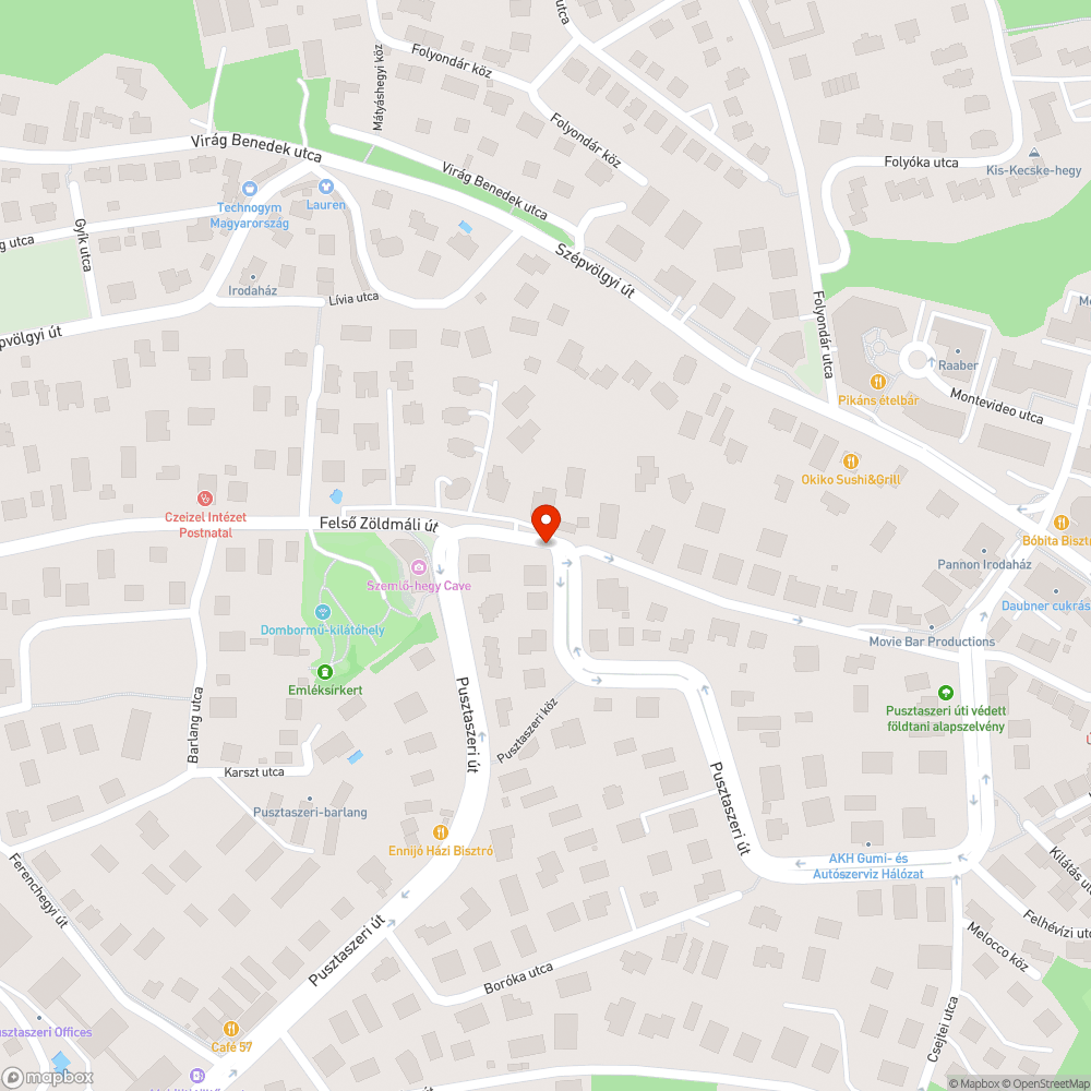 Megdőlt oszlop bejelentés helye