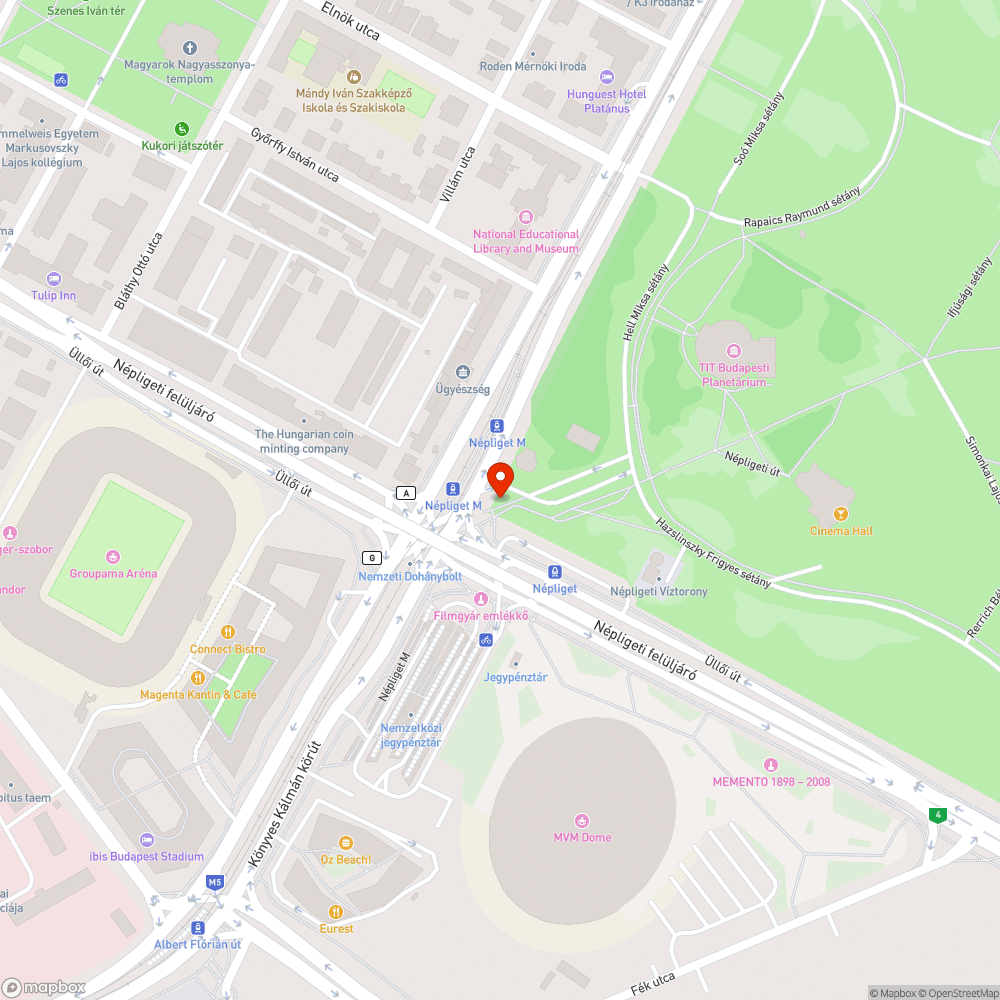 Kinthagyott talp bejelentés helye