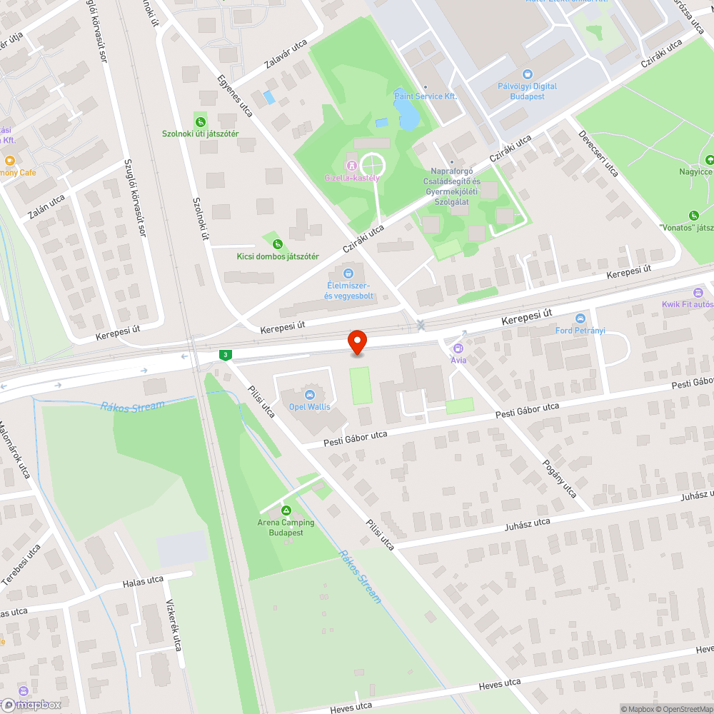 Rozsdás korlát bejelentés helye