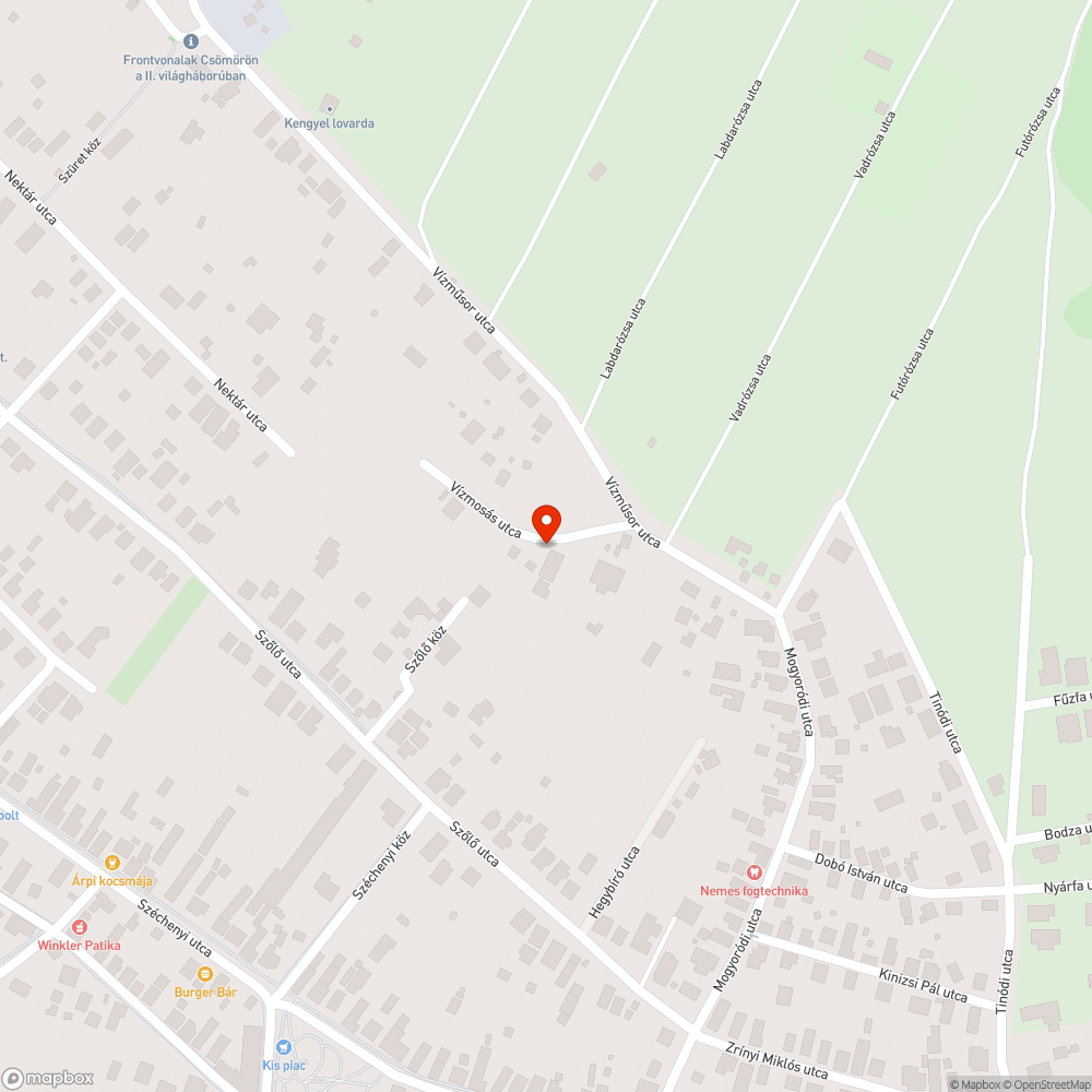 Leesett kábel bejelentés helye