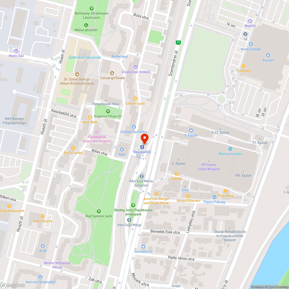 Nagyon kevés szemetes bejelentés helye