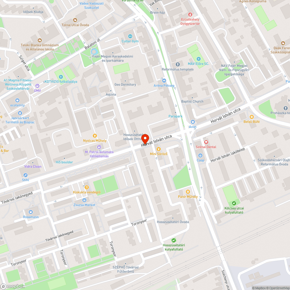 Kiégett lámpák az út mentén bejelentés helye