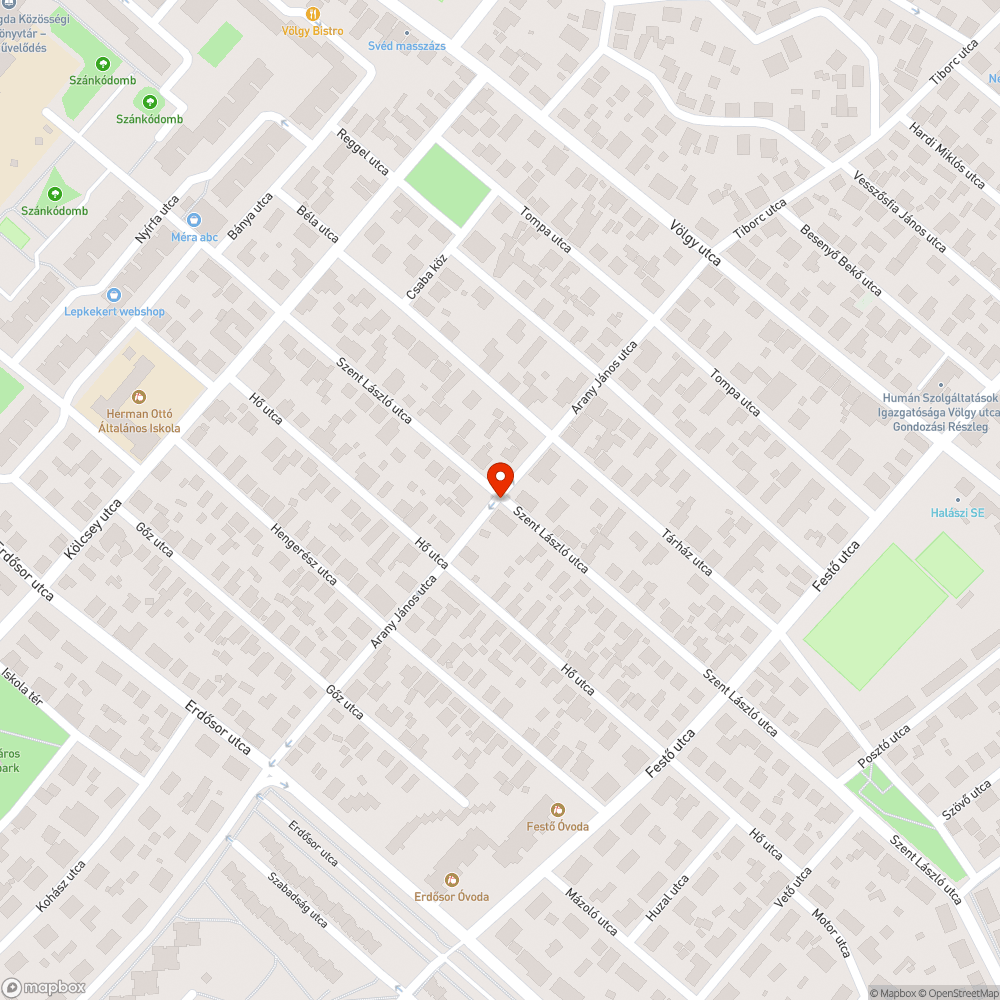 Hiányzó kerékpáros kiegészítő táblák (Arany János utca és környéke) bejelentés helye