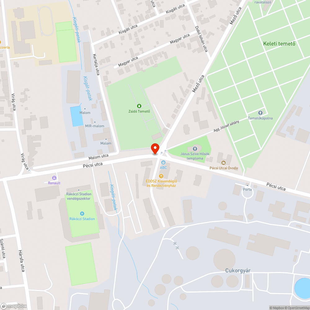 Nem megfelelő útburkolati jelek bejelentés helye