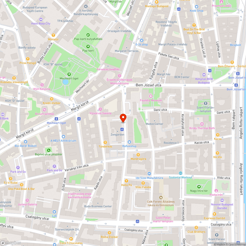 2.kerületi Horváth utcai 11 buszmegálló bejelentés helye