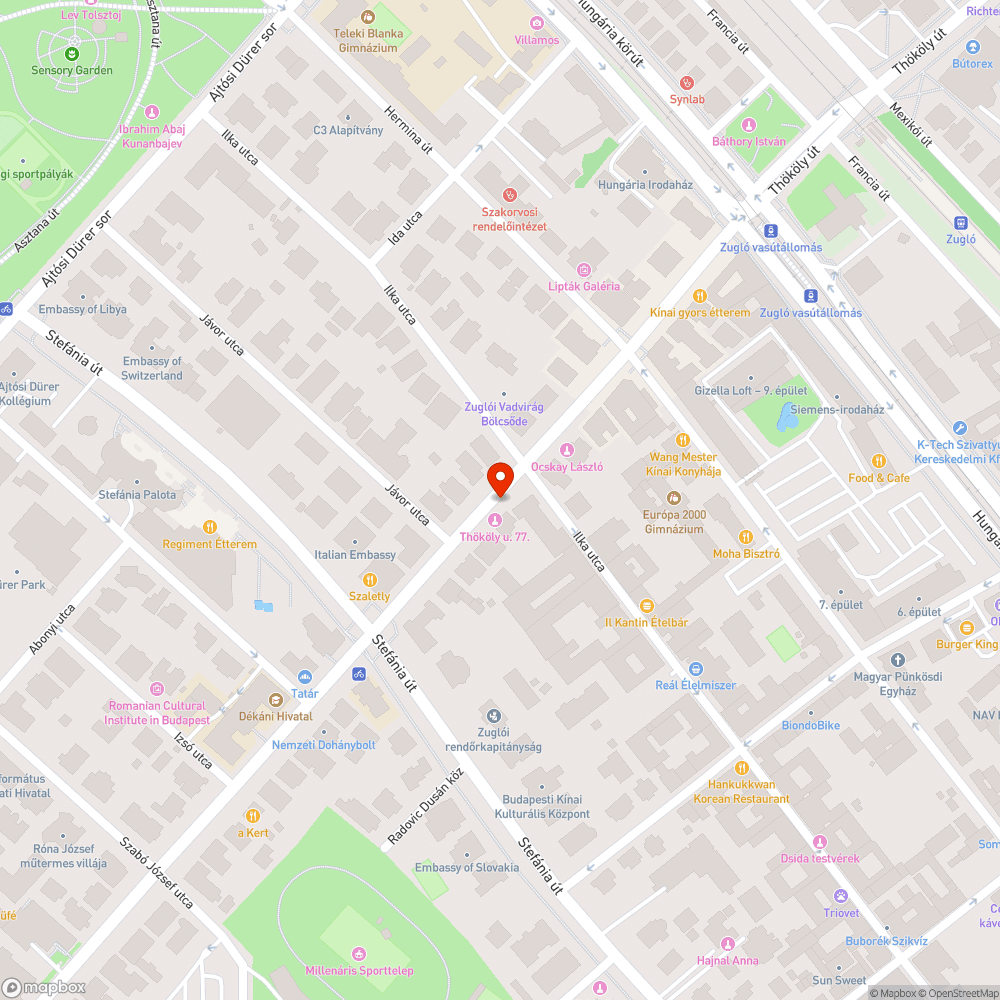 Járdán parkolás bejelentés helye