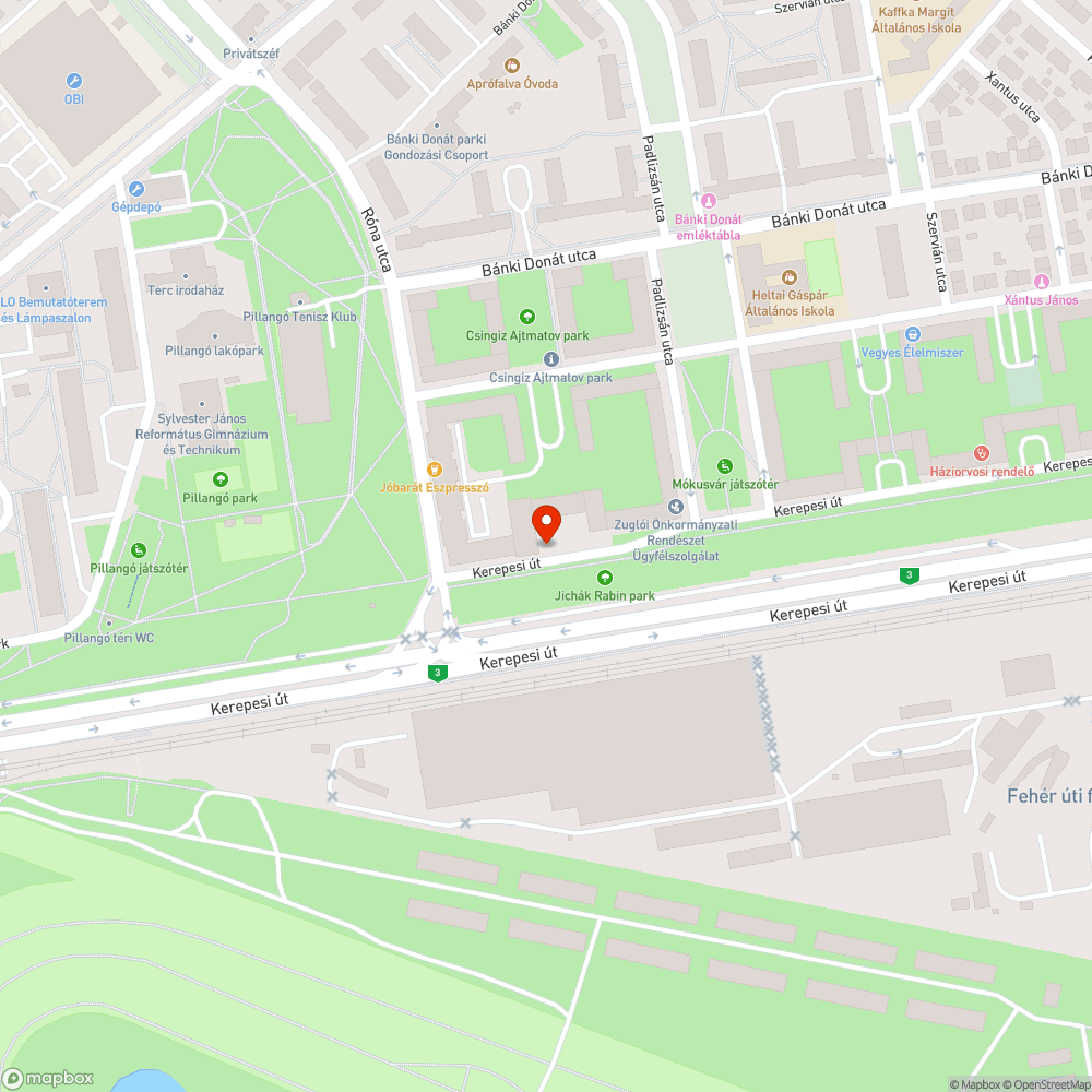 Kiégett, rendszám nélküli Renault Scenic bejelentés helye