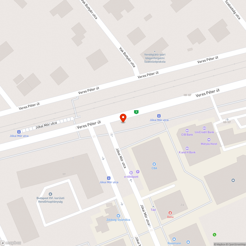 Benőtte bejelentés helye