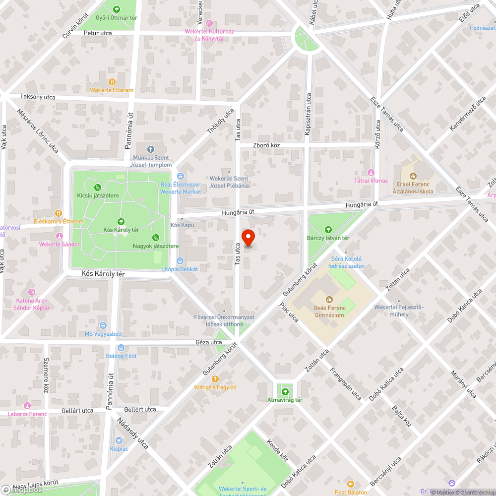 Rendszám nélküli autók a Tas utcában bejelentés helye