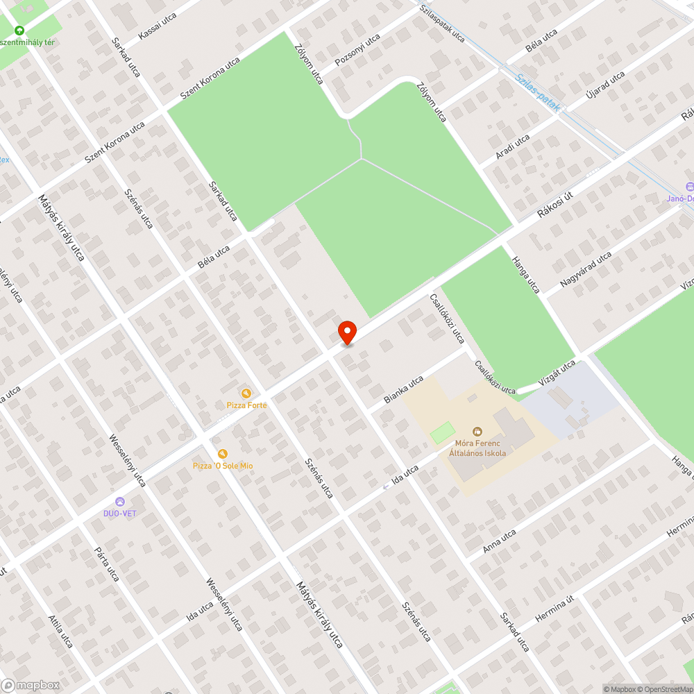 Rozsdás tábla bejelentés helye