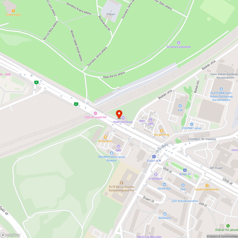 Feltört útburkolat bejelentés helye