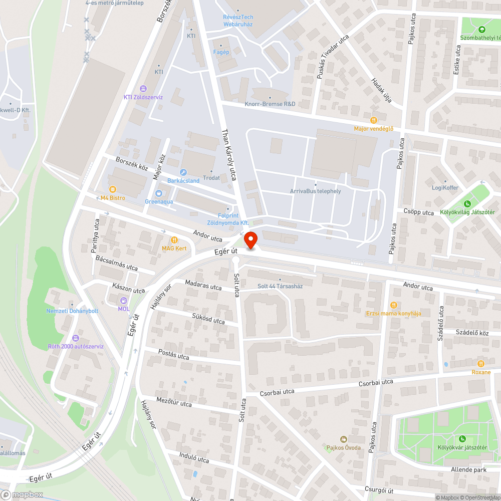 Hiányzó napellenző bejelentés helye