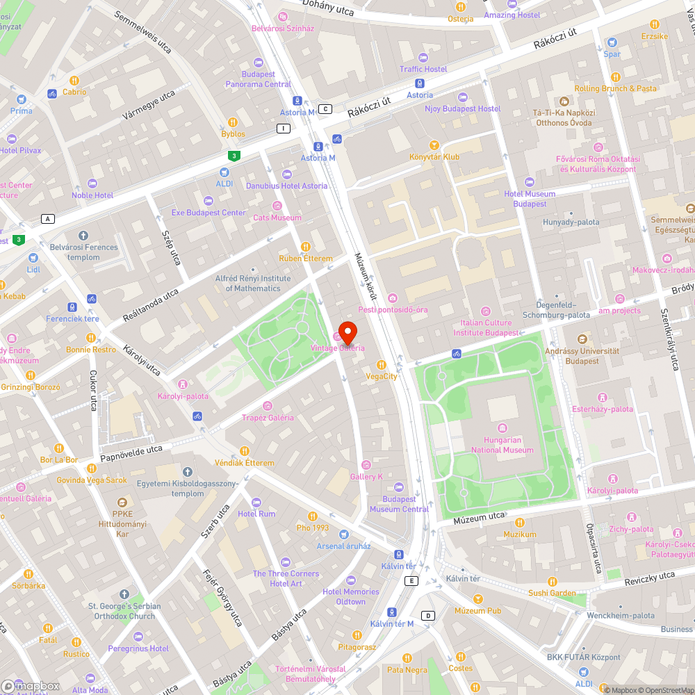 A parkolóhely-felfestés miatti túl szűk járda bejelentés helye