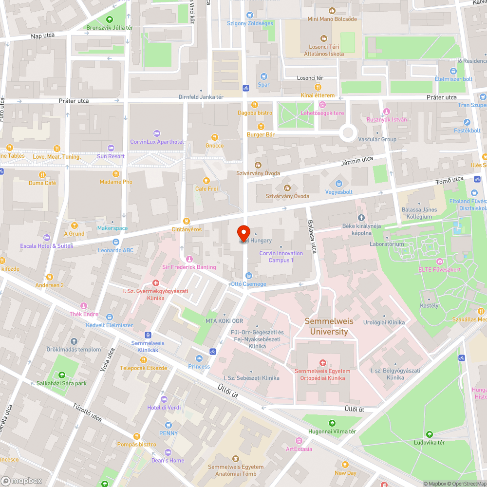 Beomlott bejelentés helye