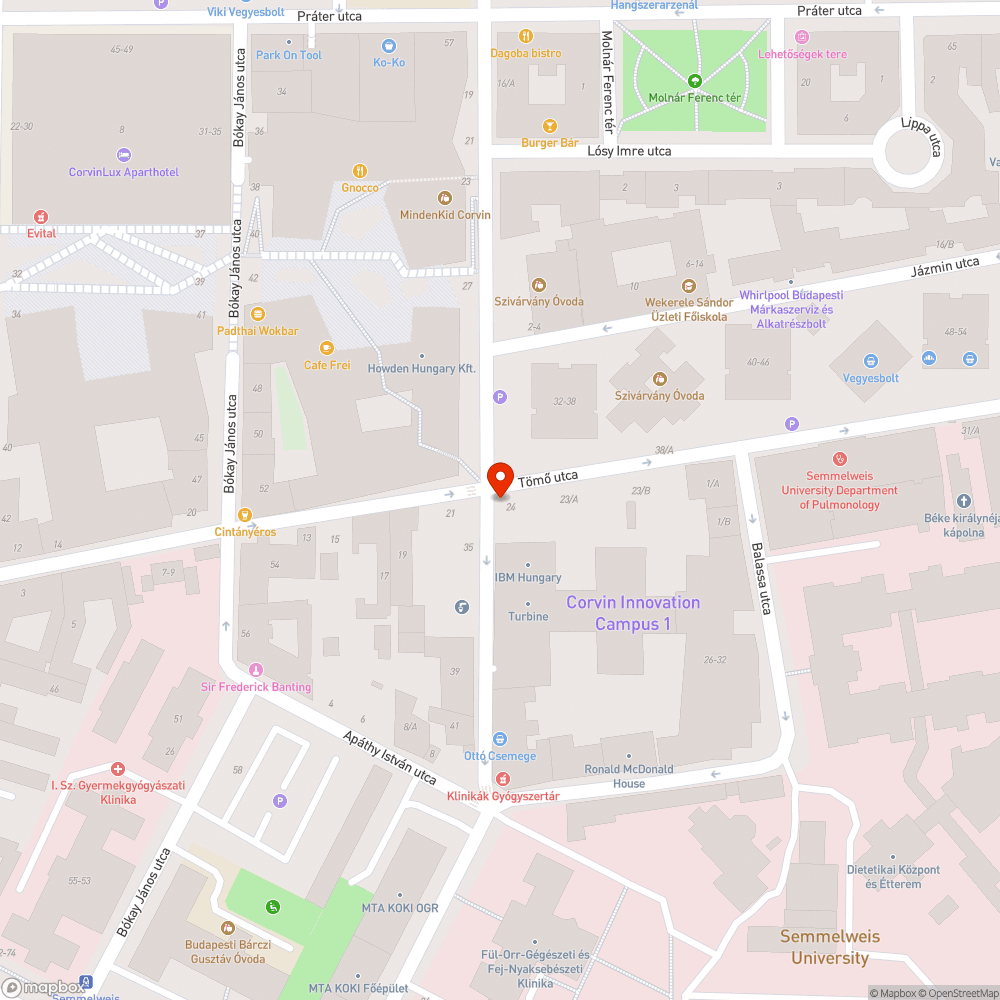 Bomlás bejelentés helye