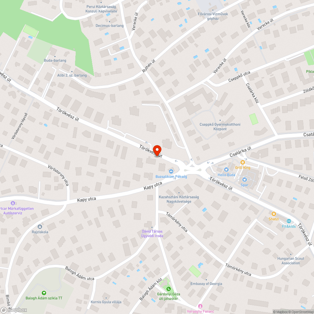 Átszakadt fedlap bejelentés helye