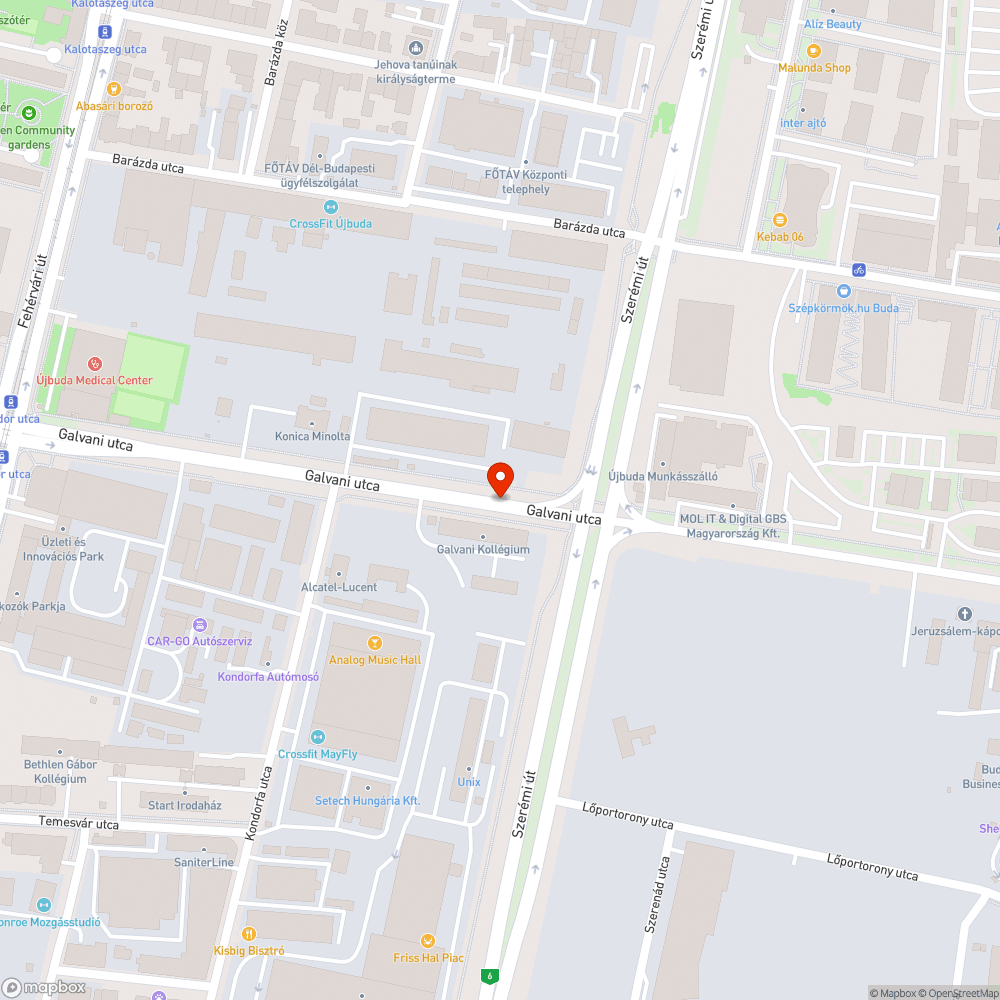 Kikerülhetetlen kátyúk bejelentés helye