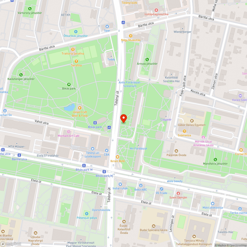 Balesetveszélyes járdalap bejelentés helye