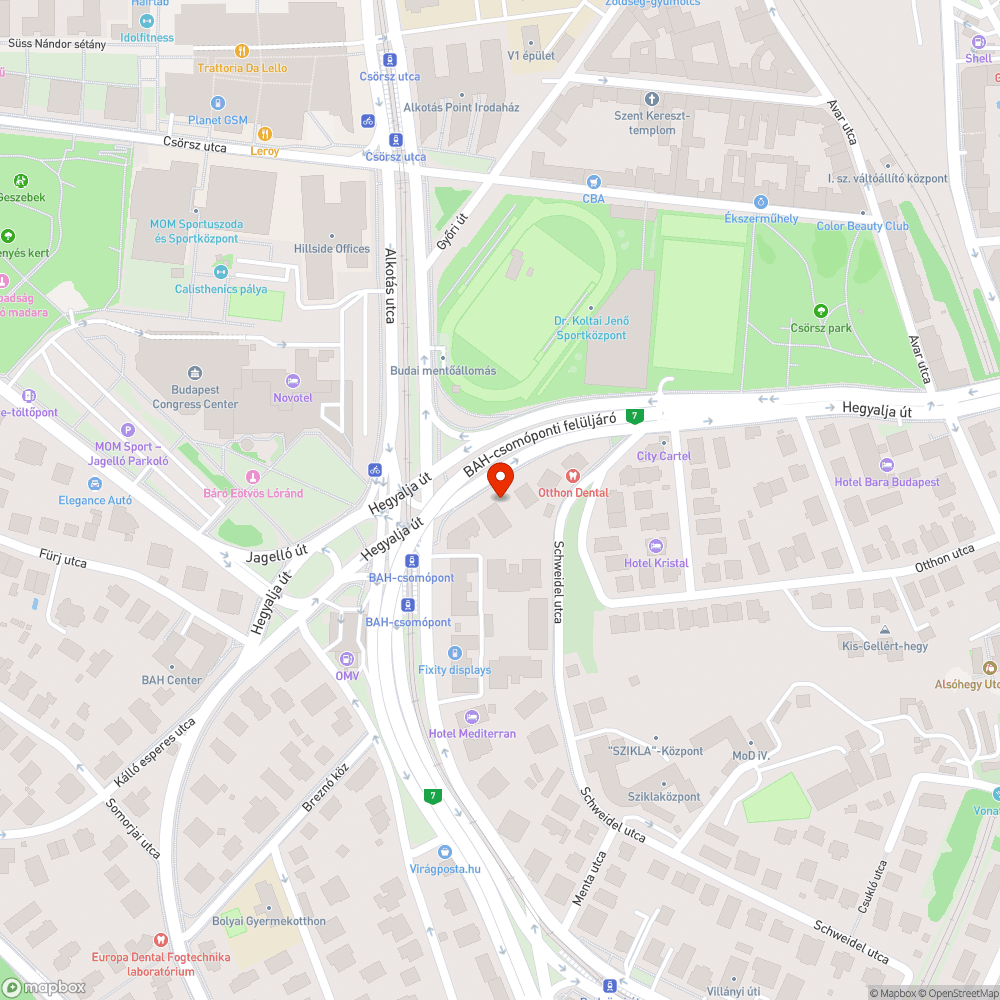 Buszmegállóban parkolás bejelentés helye