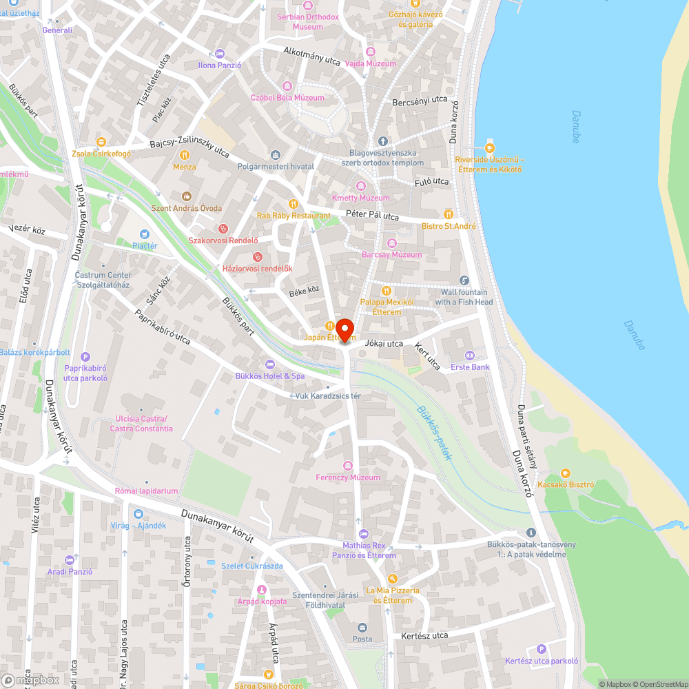 Nincs zebra! bejelentés helye