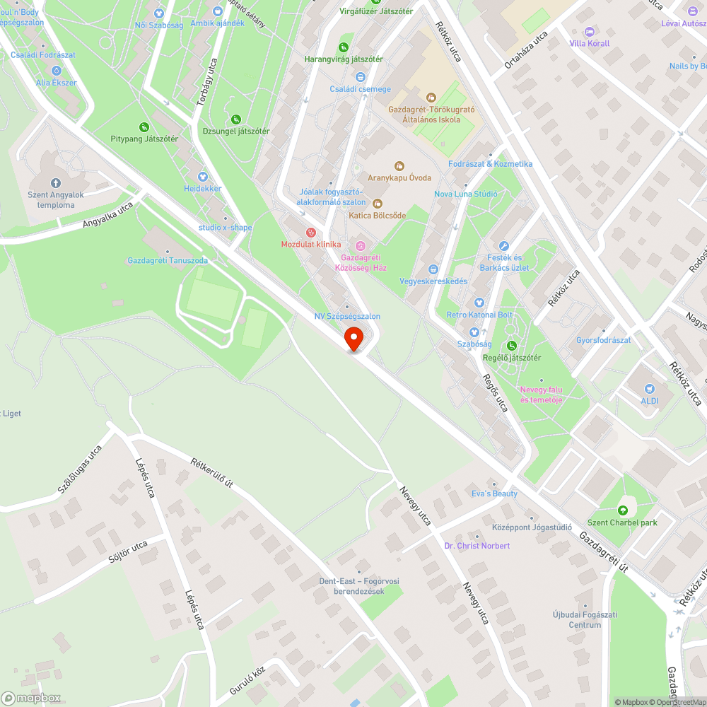 Elhagyott autó bejelentés helye