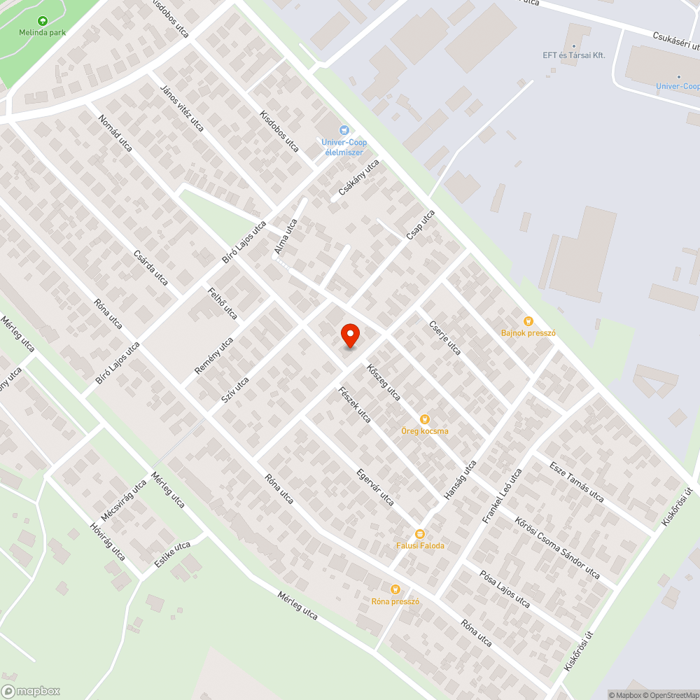 Balesetbeszélyes kiálló vasdarabok a Szeleifaluban bejelentés helye