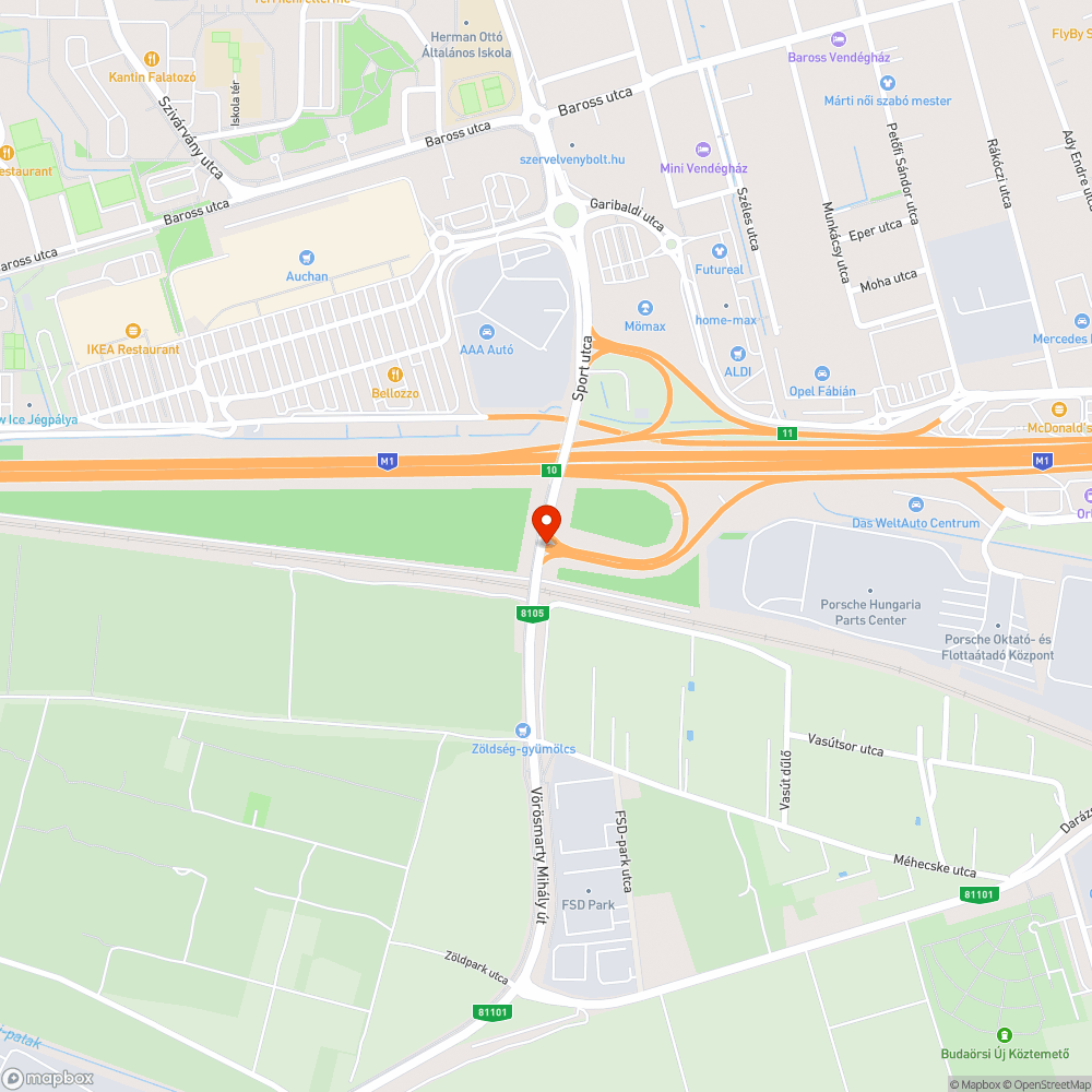 Hiányzó femyterelő bejelentés helye