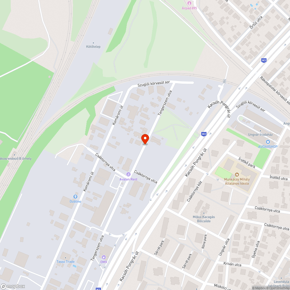 Lejárt műszakival rendelkező autó bejelentés helye