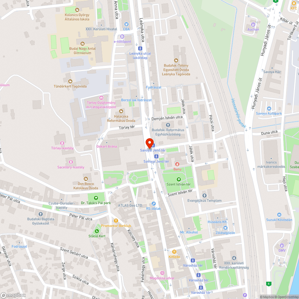 Két helyen kátyús a Leányka utca bejelentés helye