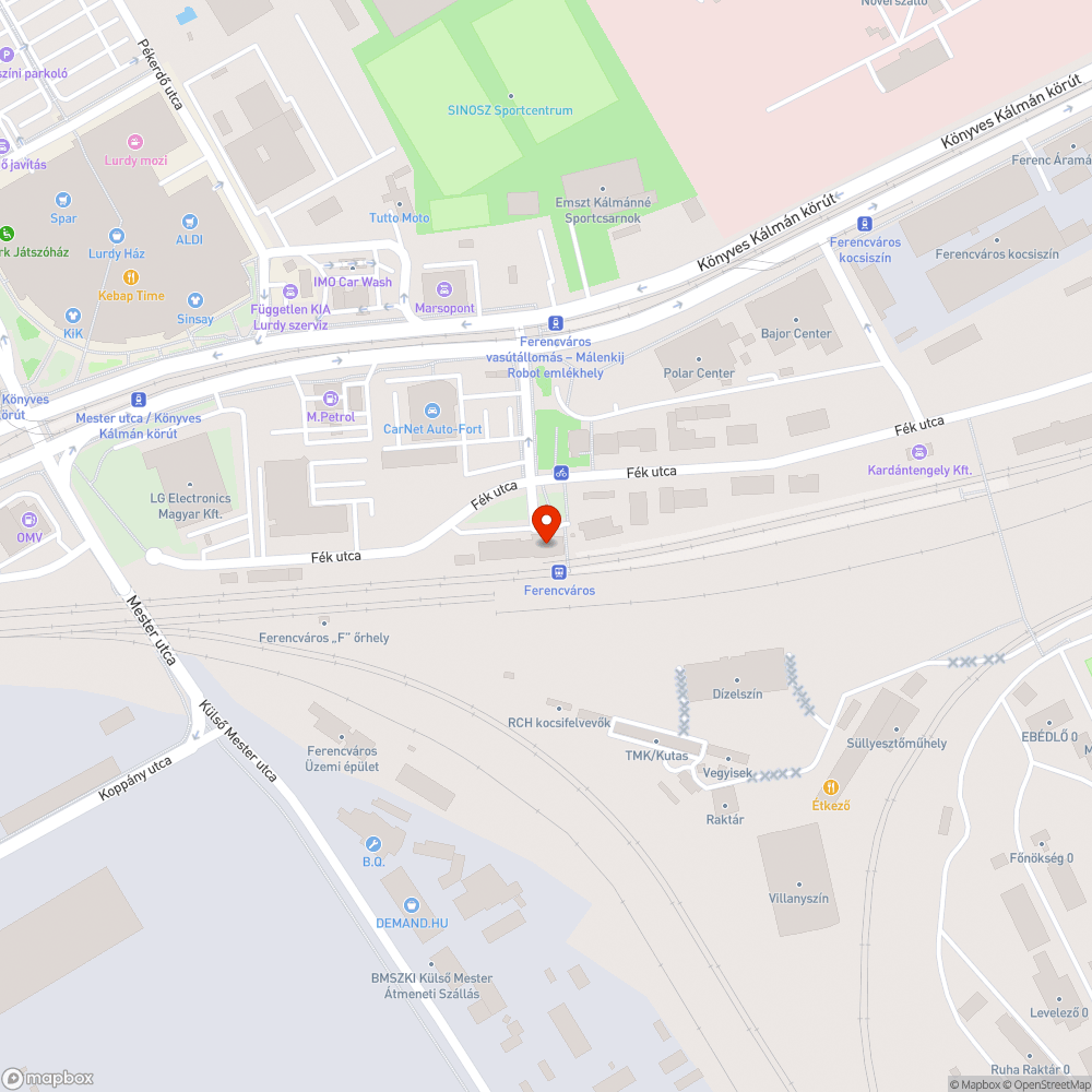 Tisztítatlan ferencvárosi pályaudvar konténer váróterme bejelentés helye