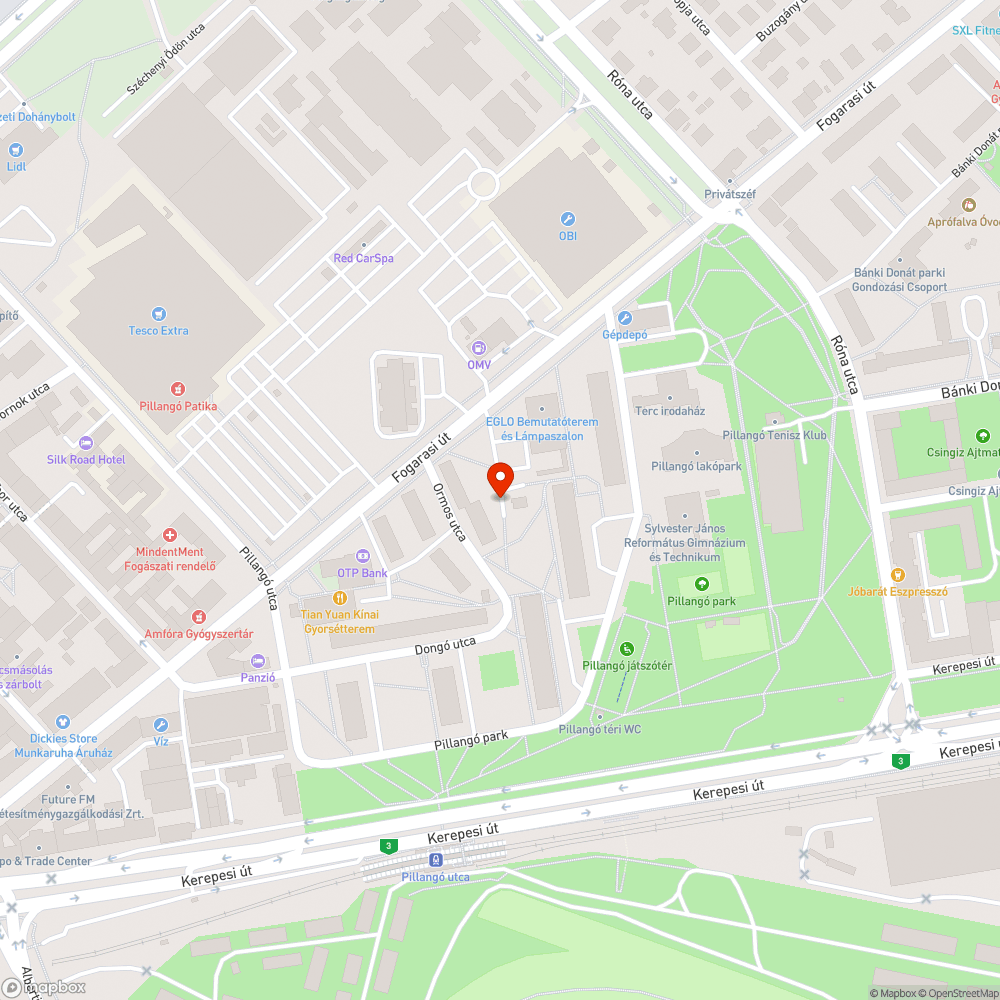 Rendszám nélküli Opel Vectra a Pillangó parkban bejelentés helye