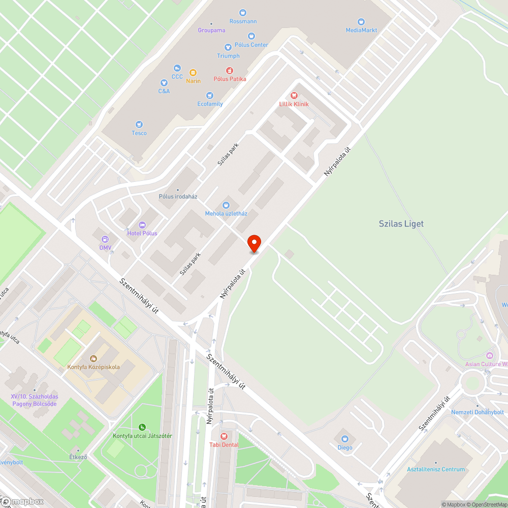 Színtelen bejelentés helye