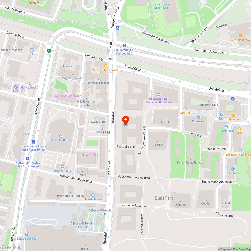 Szemetes a Budafoki ut bejelentés helye