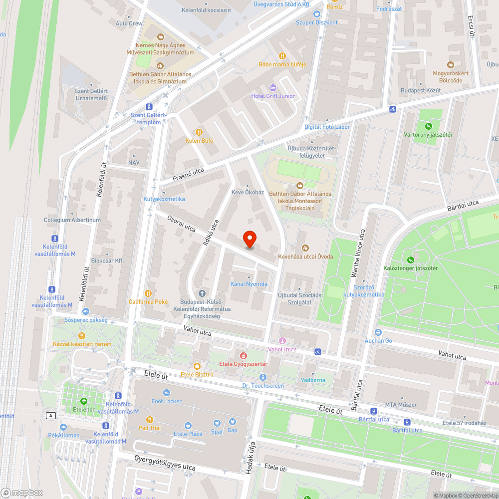 Kiálló, billegő UPC csatornafedél bejelentés helye