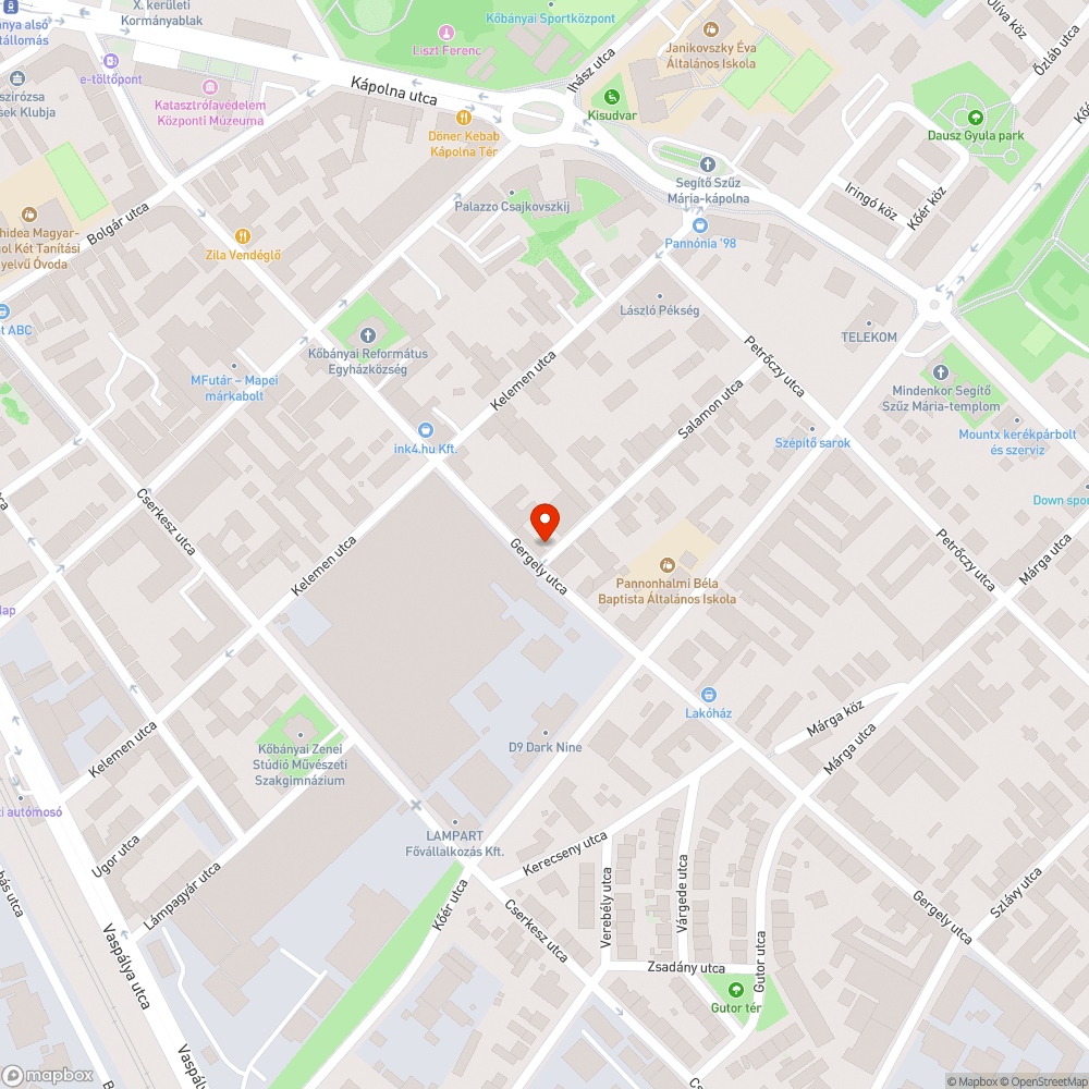 Sitt és avar a járdán bejelentés helye