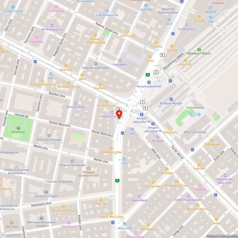 Járda lefolyót fedő rács bejelentés helye