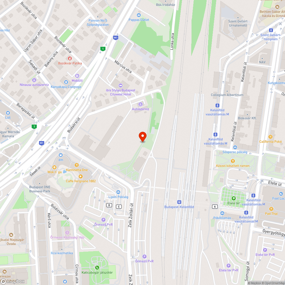 Szemetes út bejelentés helye