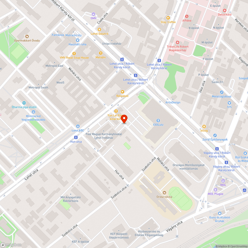 Szemétből épitett kapu bejelentés helye