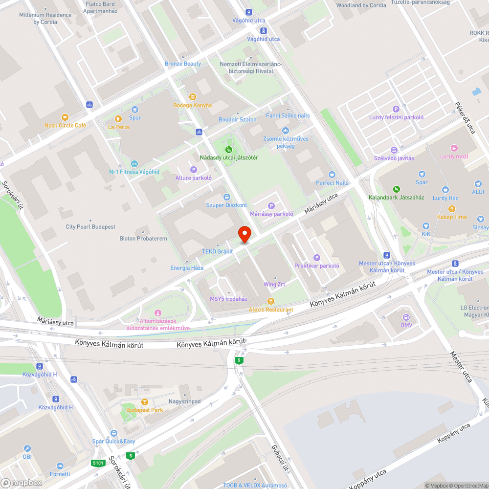 Szemét bejelentés helye