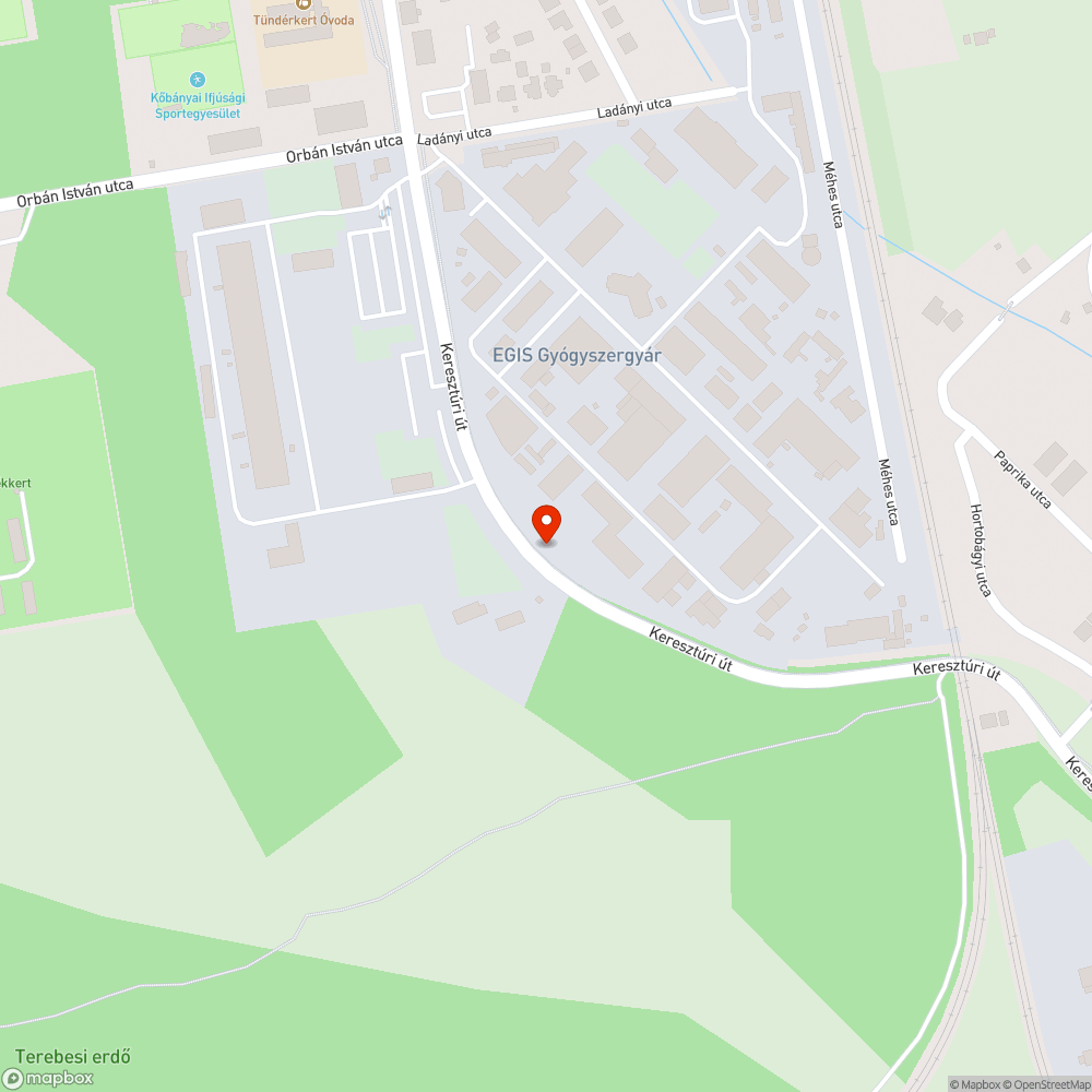 Keresztúri út bejelentés helye